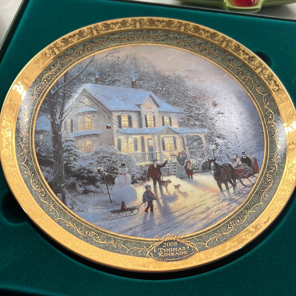Thomas Kinkade Plate